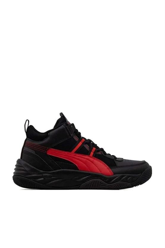 Puma 392329 Puma Rebound Future Nextgen Black-For All Time Red-Coal Erkek Basketbol Ayakkabısı