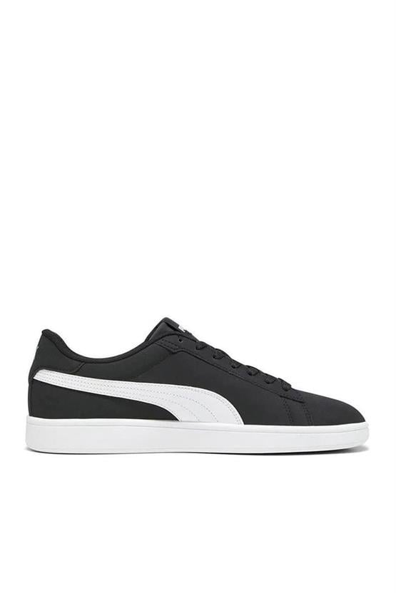 Puma 392336 01 Puma Smash 3.0 Buck Puma Black-Puma Whıt E Yetişkin Erkek Tennıs Sneaker