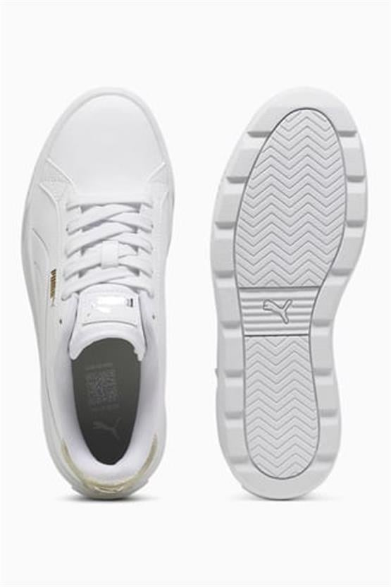 Puma 395099 Karmen Metallic Shine Puma White-Puma Silver-Gold Kadın Tennis Ayakkabısı