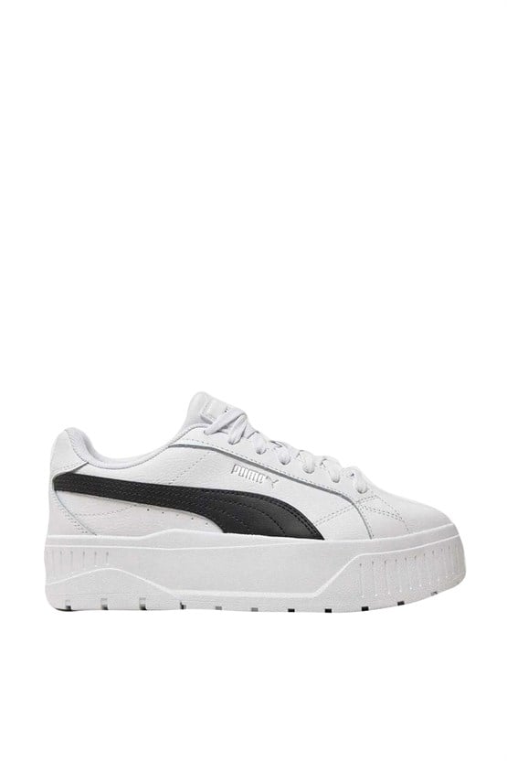 Puma 397456 03 Karmen Iı L Puma Whıte-Puma Black-Puma Sılver Zenne Yuruyus Ayakkabısı