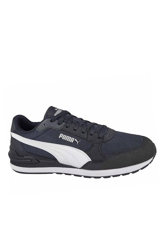 Puma 399666-01 St Runner V4 Mesh Puma Black-Puma Whıte-Puma Sılver Mrd Yuruyus Ayakkabısı