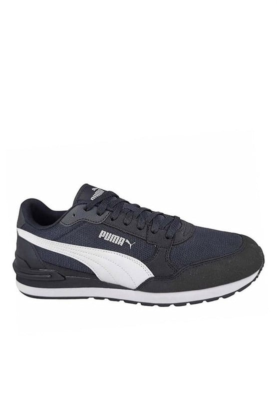 Puma 399666-01 St Runner V4 Mesh Puma Black-Puma Whıte-Puma Sılver Mrd Yuruyus Ayakkabısı