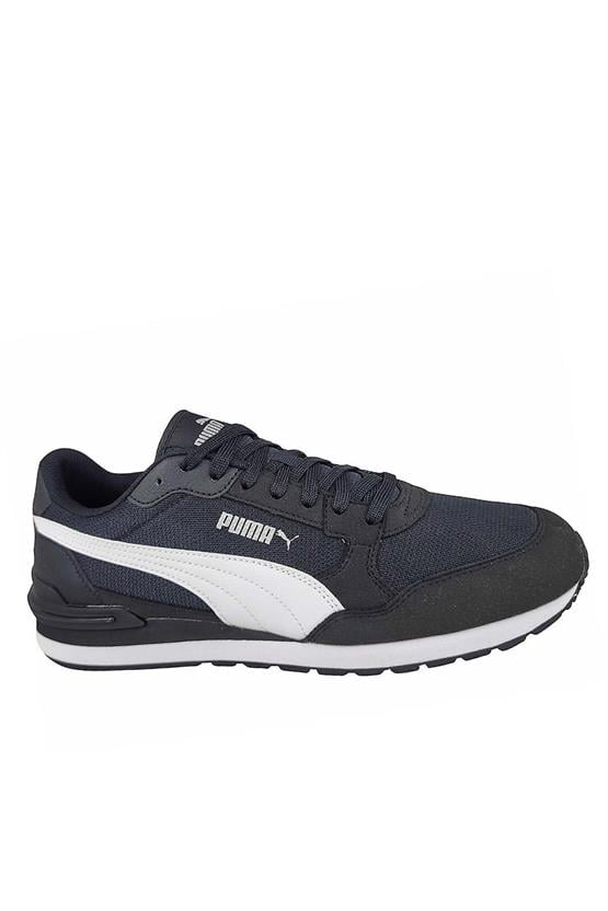 Puma 399666-01 St Runner V4 Mesh Puma Black-Puma Whıte-Puma Sılver Mrd Yuruyus Ayakkabısı