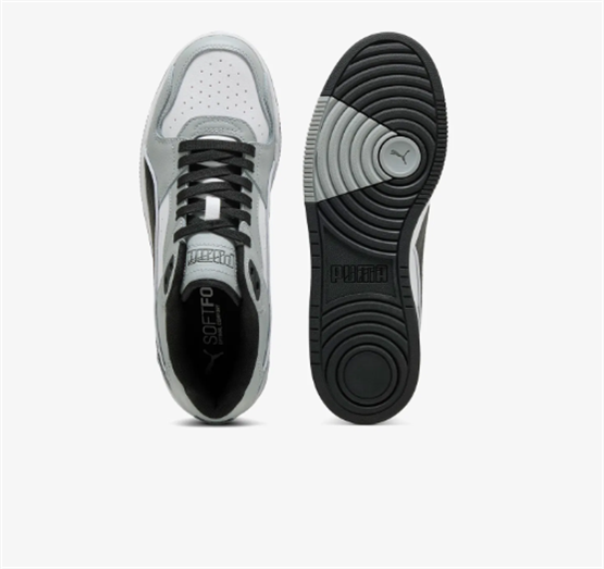 Puma 402586-06 Rbd Break Low Puma Whıte-Puma Black-Gray Unısex Sneaker Ayakkabı