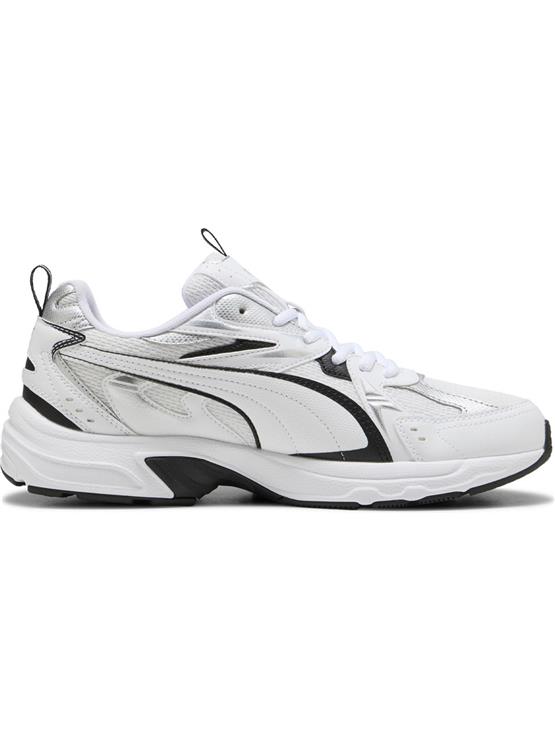 Puma 402623-01 Mılenıo Tech_ Whıte-Puma Black-Puma Sılver Unısex Yuruyus Ayakkabısı
