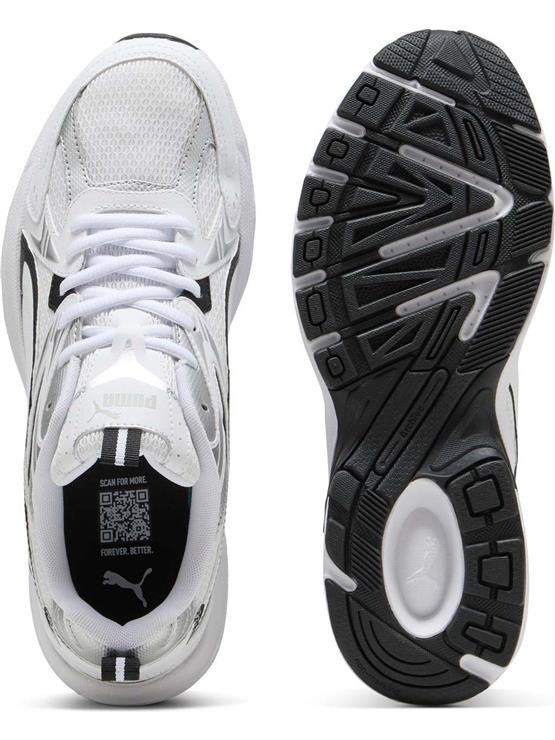 Puma 402623-01 Mılenıo Tech_ Whıte-Puma Black-Puma Sılver Unısex Yuruyus Ayakkabısı