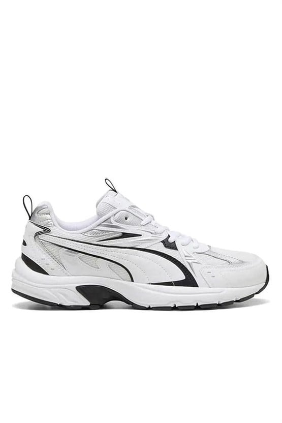 Puma 402623-01 Mılenıo Tech_ Whıte-Puma Black-Puma Sılver Unısex Yuruyus Ayakkabısı