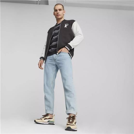 Puma 676018 01 Puma Squad Track Jacket Fl Puma Black Yetişkin Erkek Sweatshirt