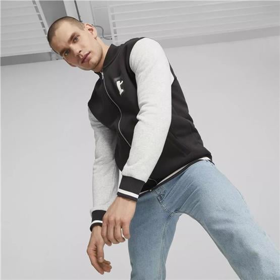 Puma 676018 01 Puma Squad Track Jacket Fl Puma Black Yetişkin Erkek Sweatshirt