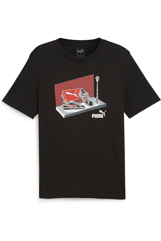 Puma 680175 Graphıcs Sneaker Box Tee Puma Black Erkek T-Shirt