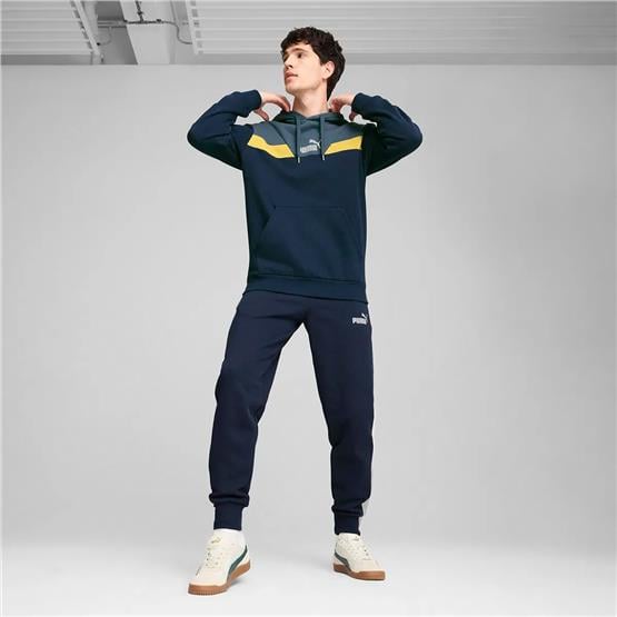 Puma 681731-14 Puma Power Colorblock Hoodıe Club Navy Erkek Sweatshırt