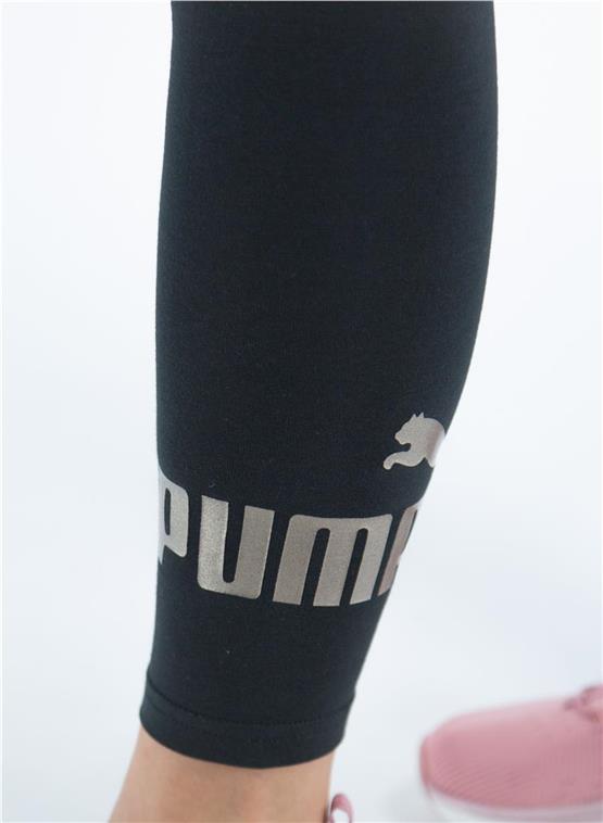 Puma 848307 41 Ess+ Metallıc Leggıngs Puma Black-Bronze Yetişkin Kadın Tayt
