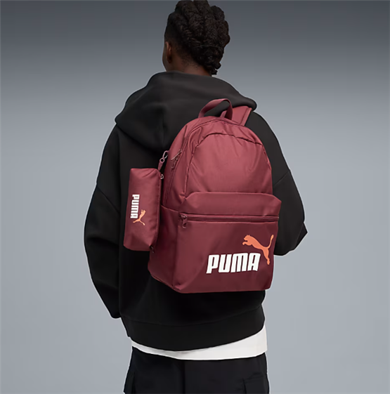 Puma 91191-20 Puma Phase Backpack Set Ruby Shımmer-Glowıng Red Unısex Sırt Cantası