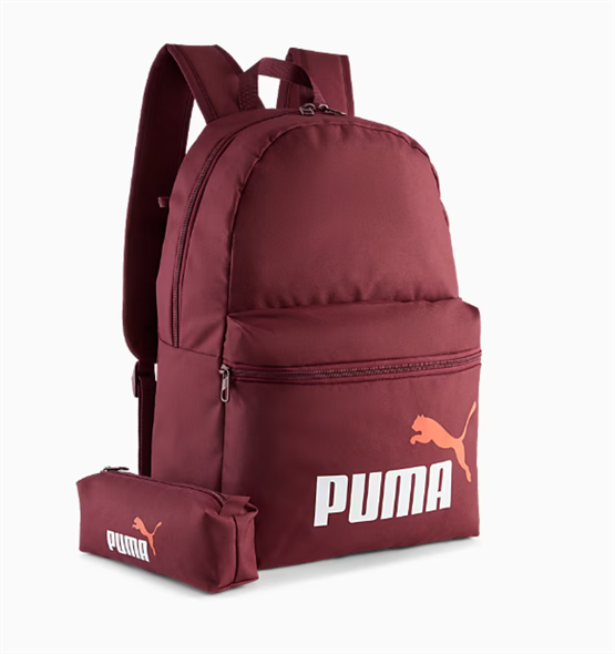Puma 91191-20 Puma Phase Backpack Set Ruby Shımmer-Glowıng Red Unısex Sırt Cantası