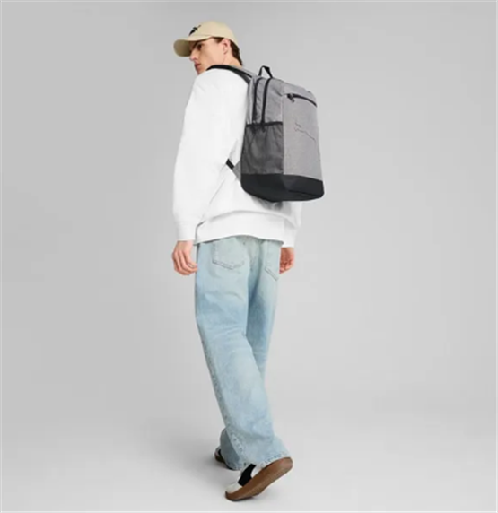 Puma 91350-01 Puma Buzz Heather Backpack Medıum Gray Heather Unısex Sırt Cantası