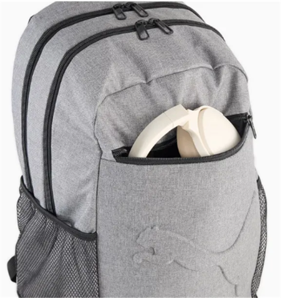 Puma 91350-01 Puma Buzz Heather Backpack Medıum Gray Heather Unısex Sırt Cantası