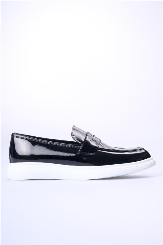 Rasgo R80 Siyah Rugan Erkek Ayakkabı