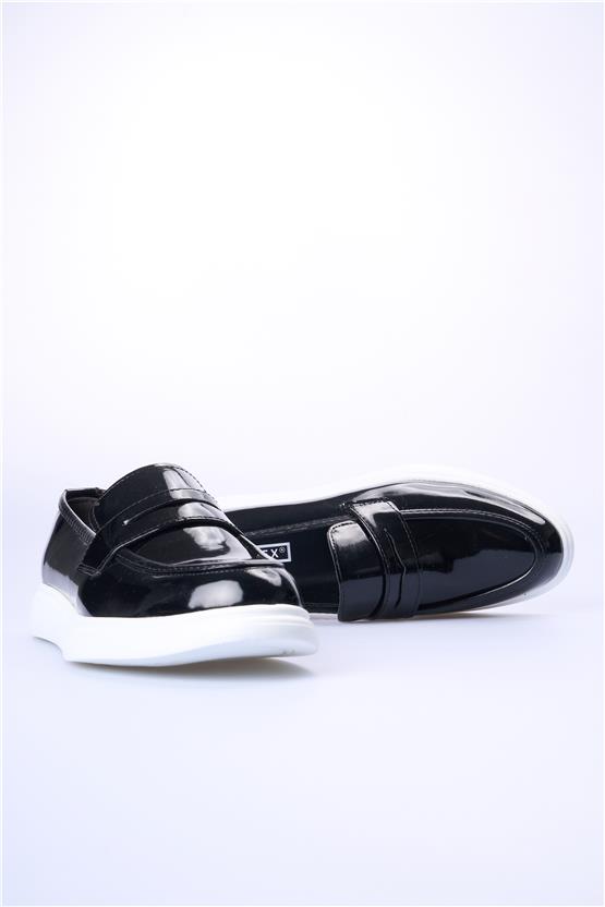 Rasgo R80 Siyah Rugan Erkek Ayakkabı