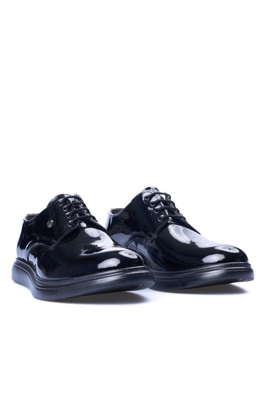 Rasgo R86 Siyah Rugan Erkek Ayakkabı