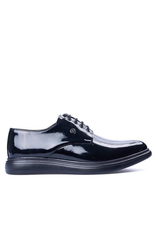 Rasgo R86 Siyah Rugan Erkek Ayakkabı