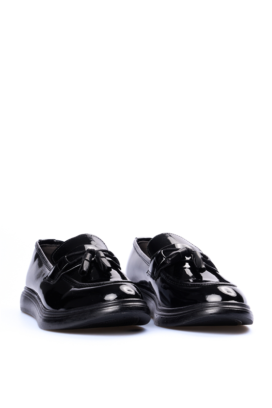 Rasgo R87 Siyah Rugan Erkek Ayakkabı