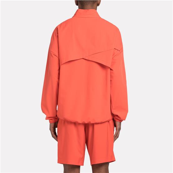 Reebok 100075695 Actıv Coll Skystretch Woven Anorak Kırmızı Erkek Ruzgarlık