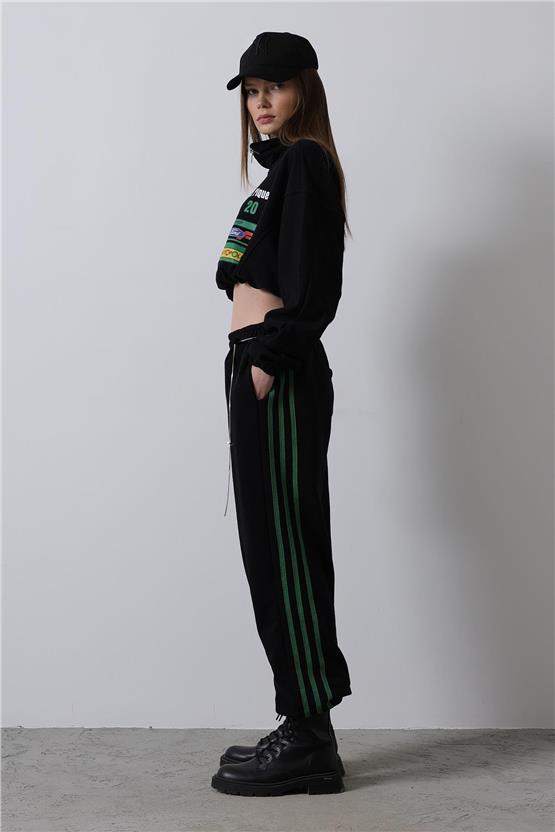 Reyon K25 36377 Siyah Yakalı Kadın Takım