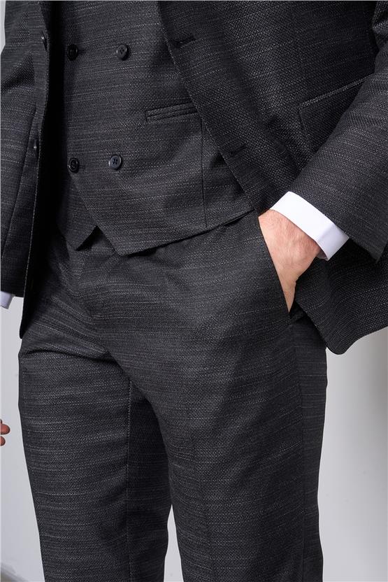 Risser Kongo Siyah Poliviskon Erkek Takım Elbise