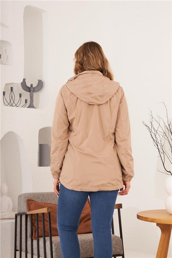 Rmg 9829 028 Vizon Kadın Trençkot 44-54