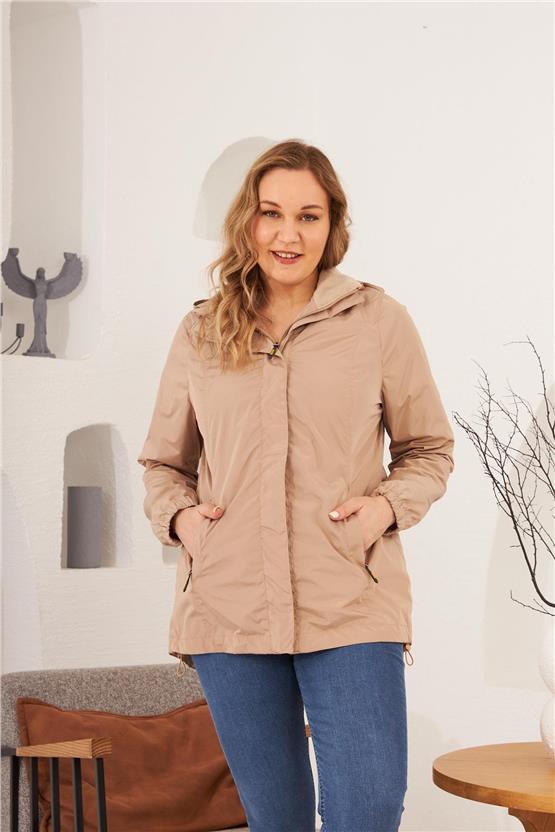 Rmg 9829 028 Vizon Kadın Trençkot 44-54