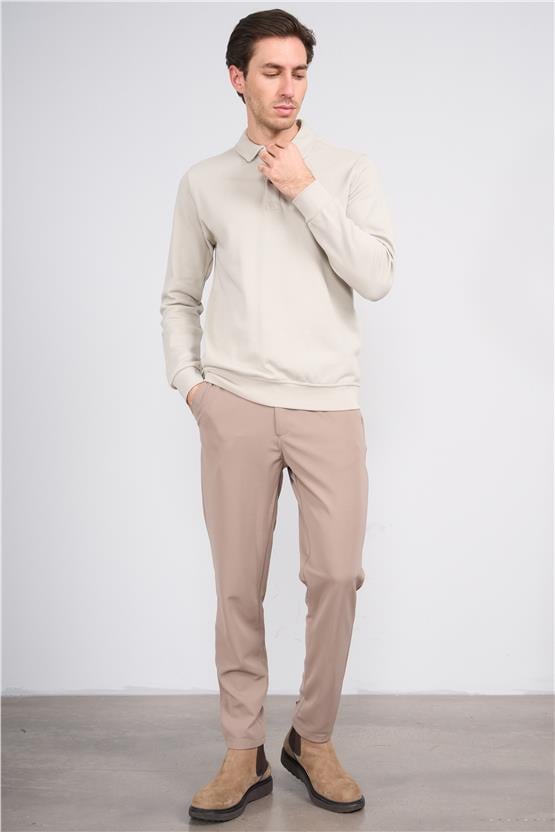 Rosso P-22 Bej Erkek Dobble Pantolon