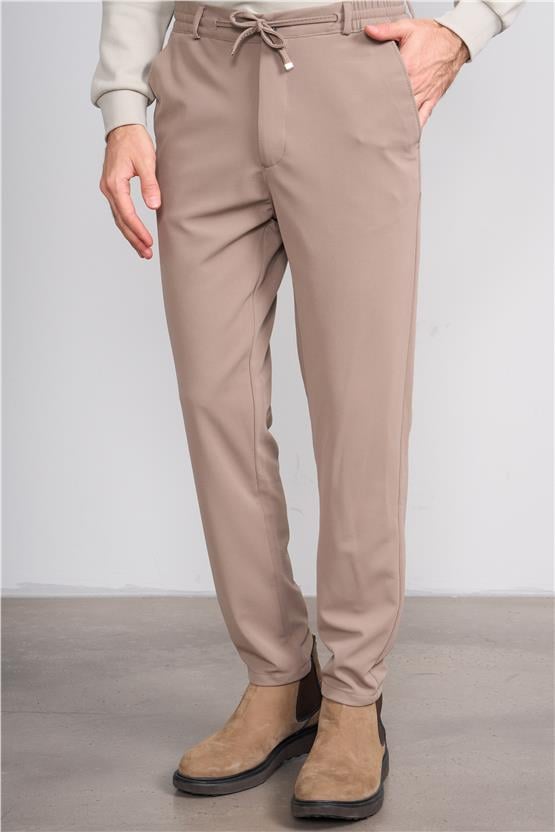 Rosso P-22 Bej Erkek Dobble Pantolon
