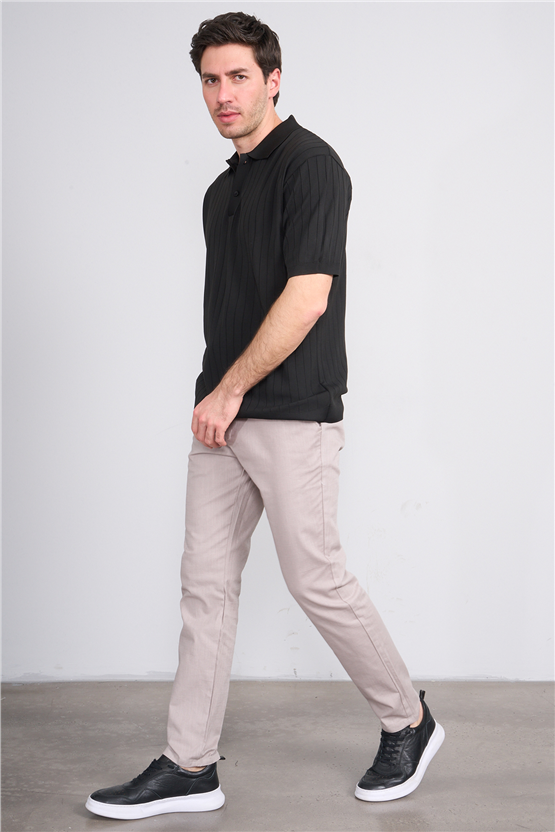 Rosso Y26 26052 Siyah Erkek Polo Yaka Polyelıt Trıko Tişört S-Xxl