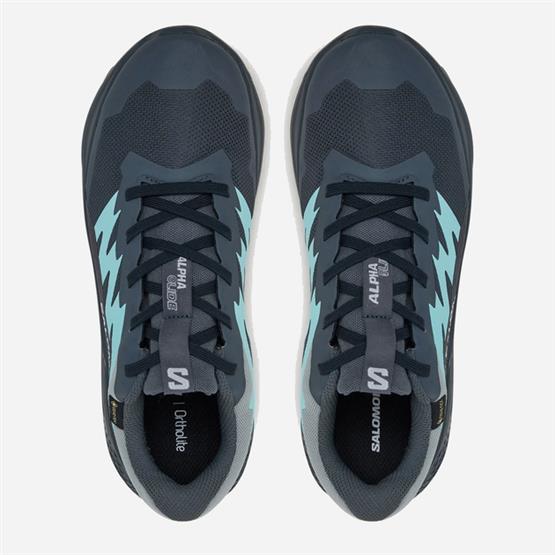 Salomon Alphaglıde Gore-Tex 8832 Turbulence/Aruba Blue/Dark Navy Zenne Patıka Kosusu Ayakkabısı