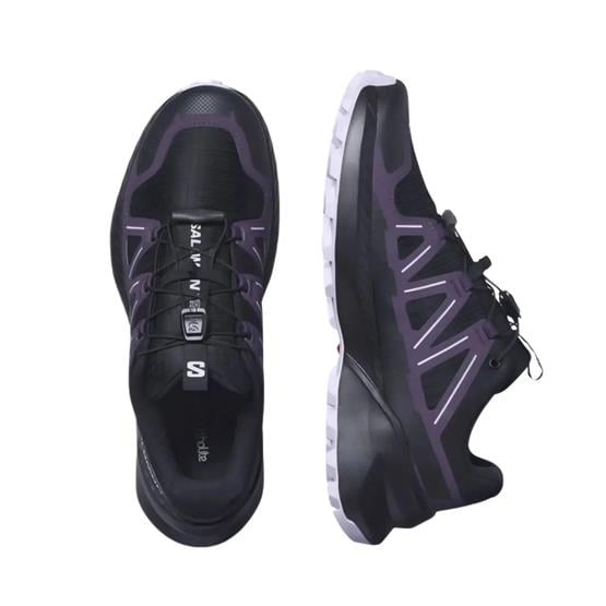 Salomon Speedcross Peak W 5846 Black-Nıghtshade-Orchıd Petal Kadın Patika Koşu Ayakkabısı