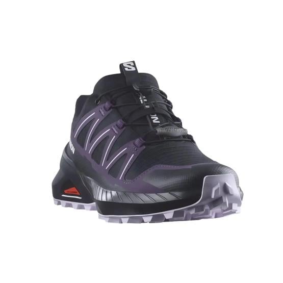 Salomon Speedcross Peak W 5846 Black-Nıghtshade-Orchıd Petal Kadın Patika Koşu Ayakkabısı