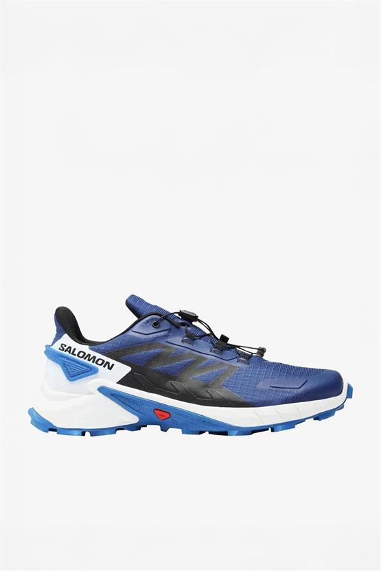 Salomon Supercross 4 4510 Blue Prınt-Black-Lapıs Blue Erkek Patika Koşu Ayakkabısı
