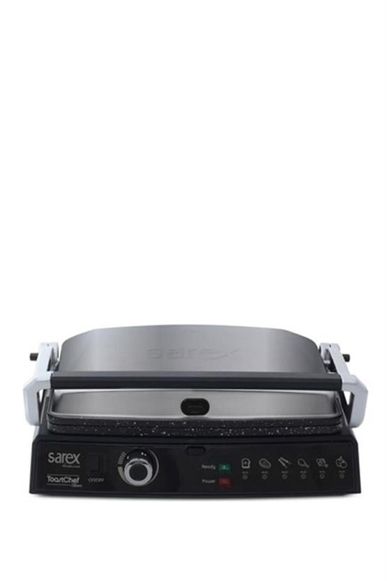 SAREX SR-3411 TOASTCHEF SILVER IZGARA VE TOST MAKINESI