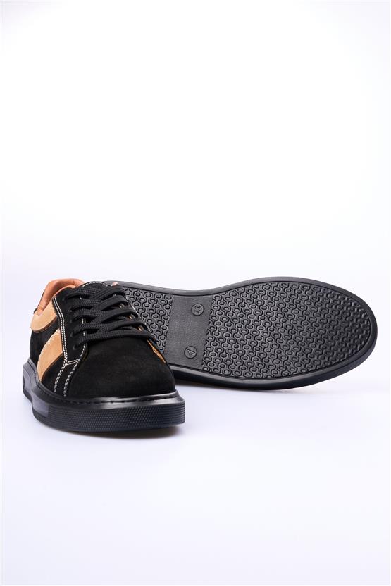 Seçil 1640 Siyah Nubuk Kadın Deri Ayakkabı