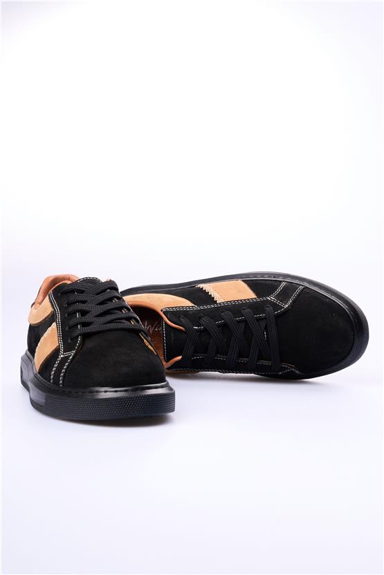 Seçil 1640 Siyah Nubuk Kadın Deri Ayakkabı