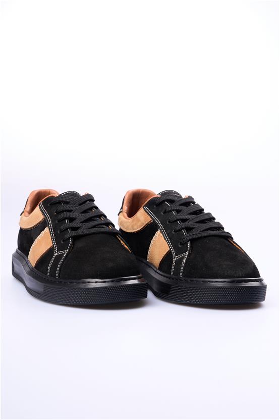 Seçil 1640 Siyah Nubuk Kadın Deri Ayakkabı