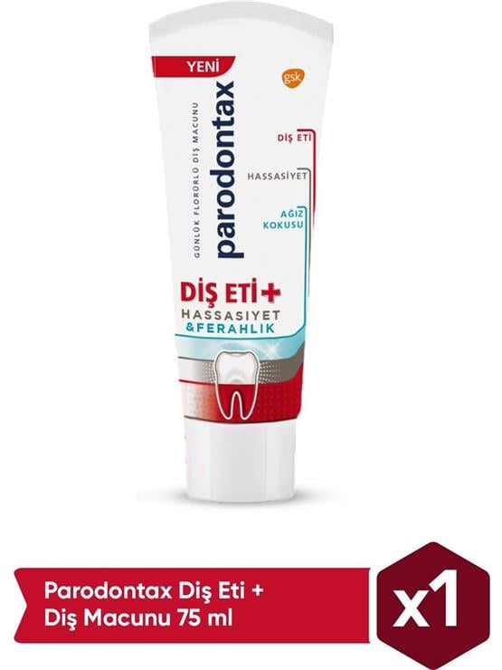 SENSODYNE 75 ML  P.DONTAX DIS ETI+HASSASIYET FERAHLIK