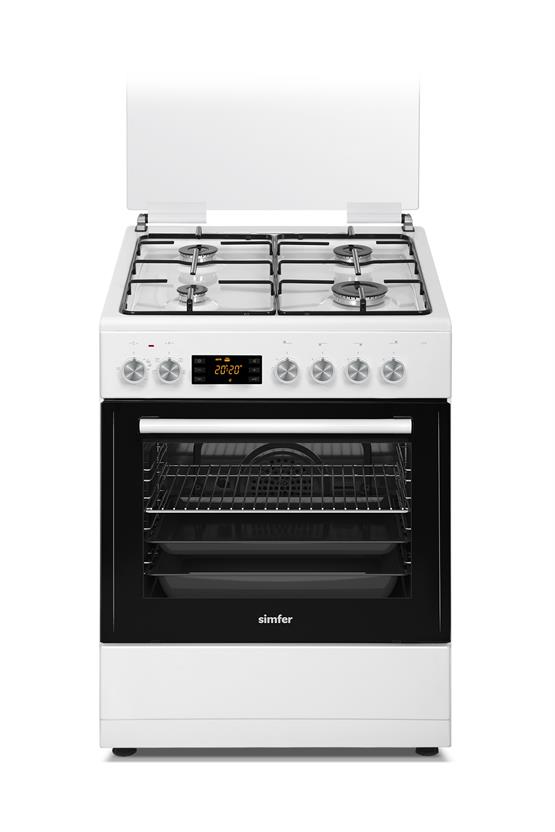 Simfer 1223 Tam Boy Fırın 4 Gözlü Turbo 7 Fonksiyon