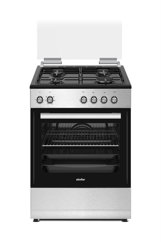 Simfer 1260 Tam Boy Fırın 4 Gözlü Turbo 7 Fonksiyon + Grill