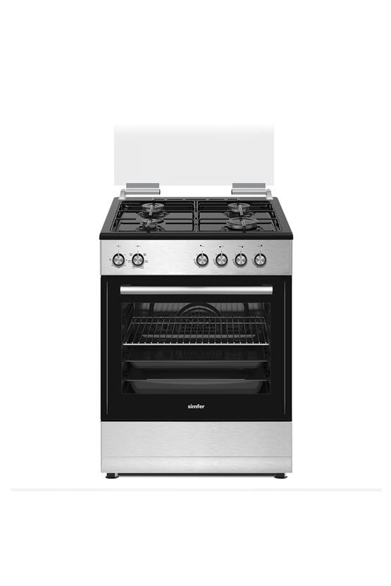 Simfer 1260 Tam Boy Fırın 4 Gözlü Turbo 7 Fonksiyon + Grill