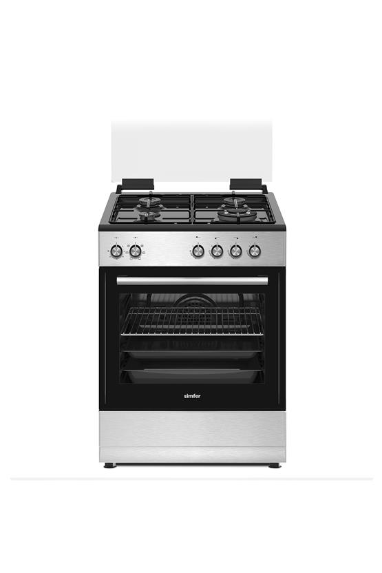 Simfer 1261 Tam Boy Fırın 3 Gözlü+1 Wok Turbo 7 Fonksiyon + Grill