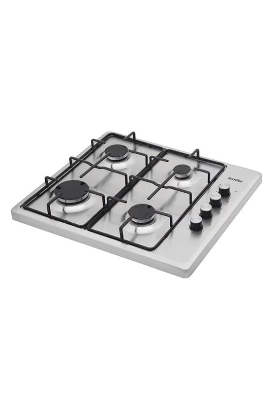 Simfer 3019-N Set Üstü Beyaz Emaye Ocak 4 Gözlü