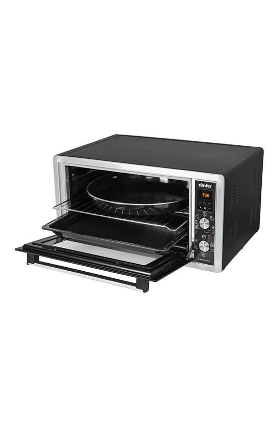Simfer M-4559 45Litre Inox Midi Fırın 6 Fonksiyon Turbo Dijital
