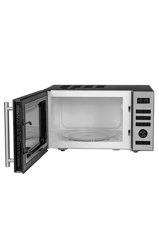 Simfer Solo Mikrodalga Fırın SK-4607  23L Flotal Cam Siyah Dijital Saat