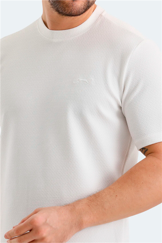 Slazenger Breeze Ekru Erkek T-Shırt
